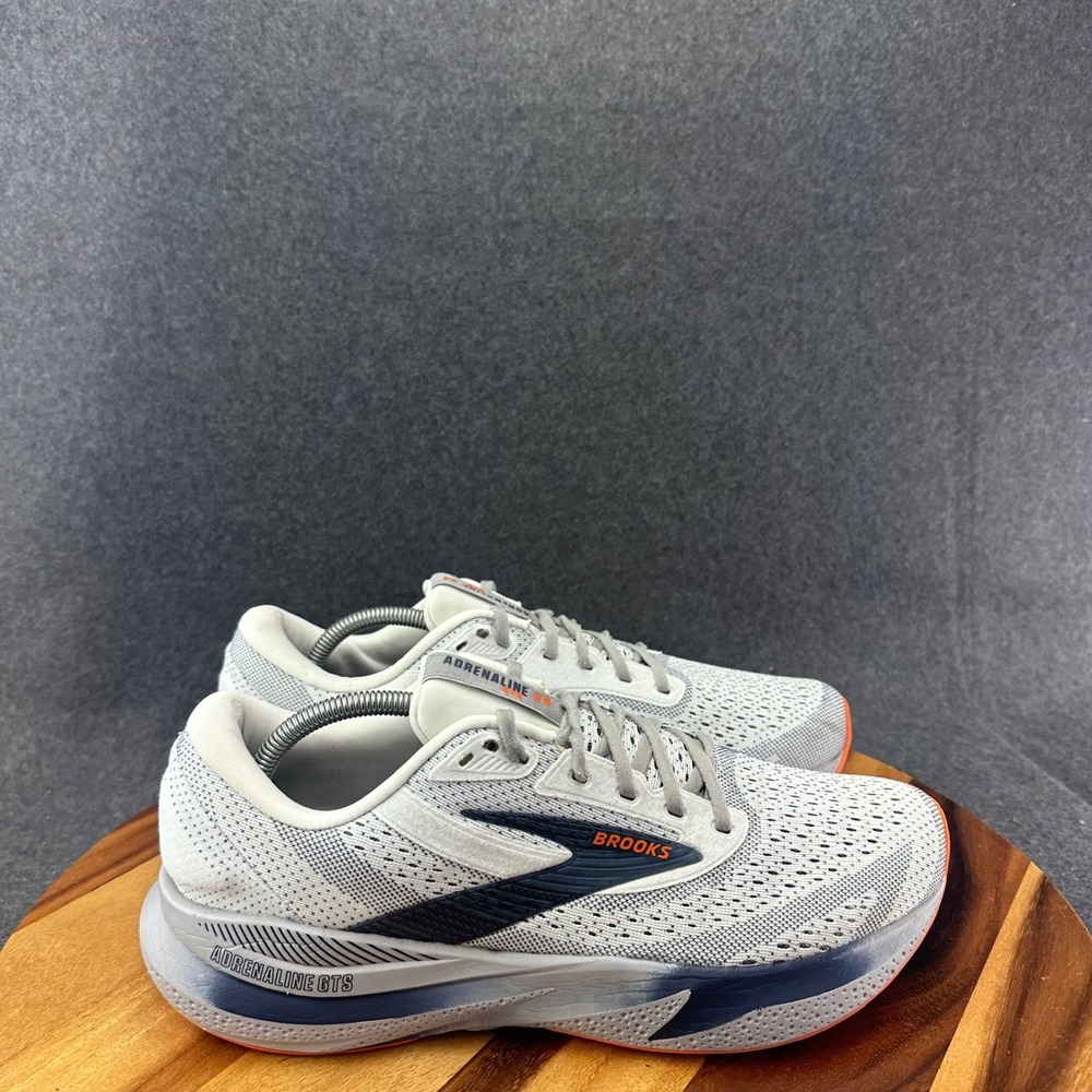 Brooks Adrenaline GTS 24 Running Shoes Men's Size 11D White/Peacoat/Alloy